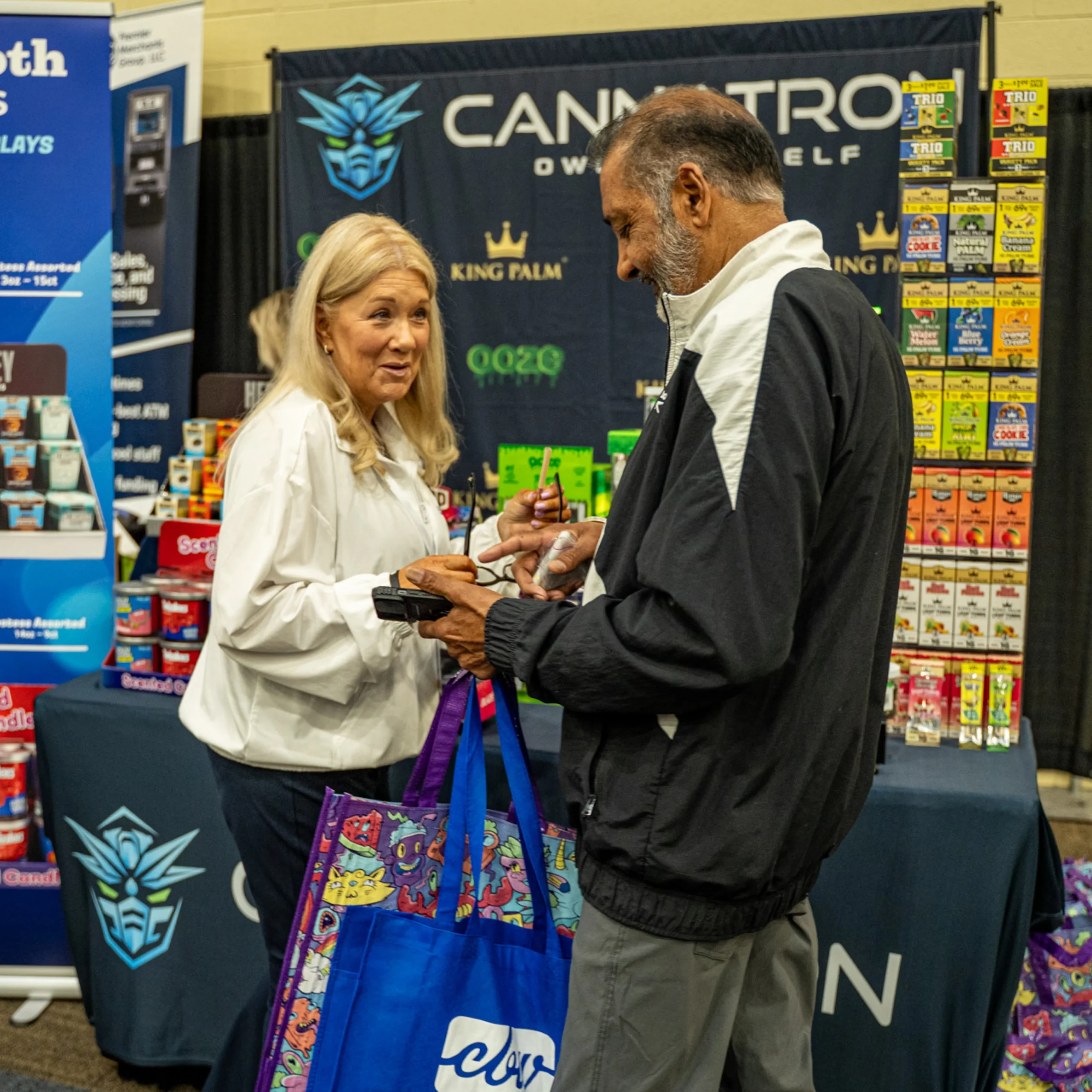Cannatron Rep Talks with Customer