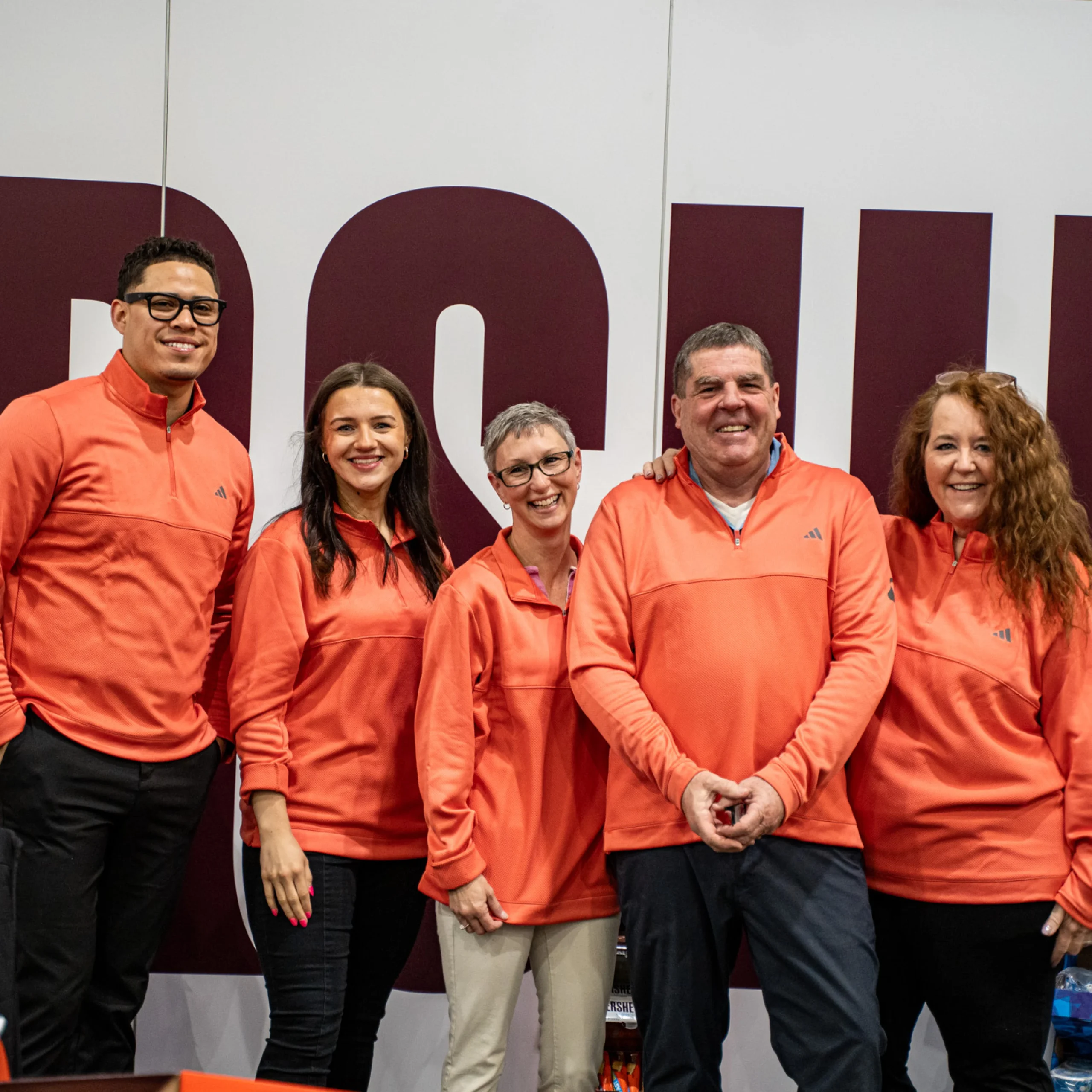Hershey Team at Booth